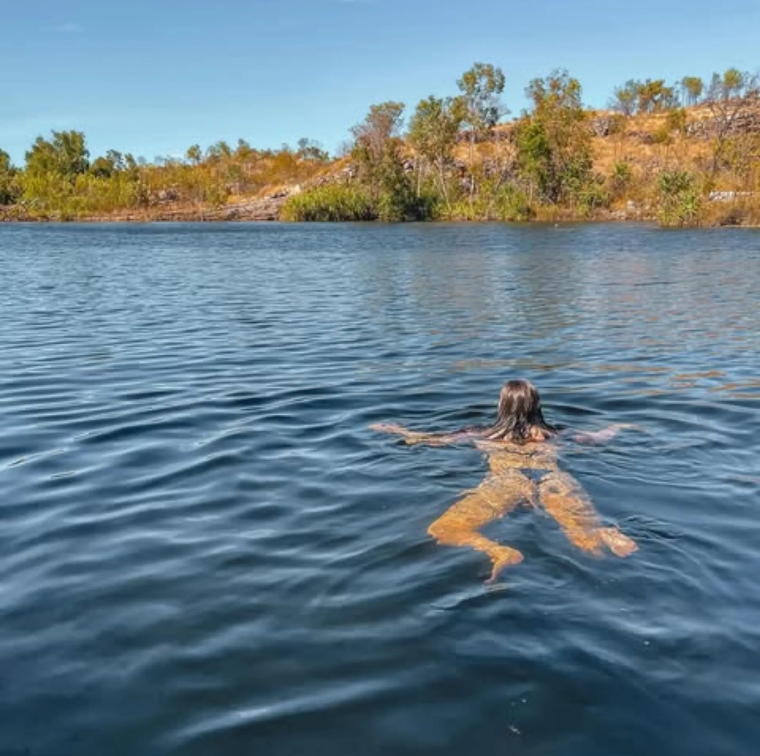 swimming in Katherine Gorge